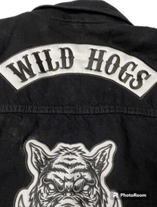 XELEMENT ADVANCED MOTORCYCLE GEAR BIKER VEST WILD HOGS EMBROIDERED - Picture 1 of 8