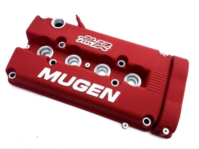 MUGEN Style Engine Valve Cover RED For Honda Civic B16 B17 B18 VTEC B18C DOHC - Image 1 of 4