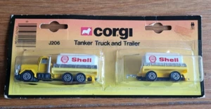 Corgi Juniors #J206 Shell Tankwagen und Anhänger - Bild 1 von 2