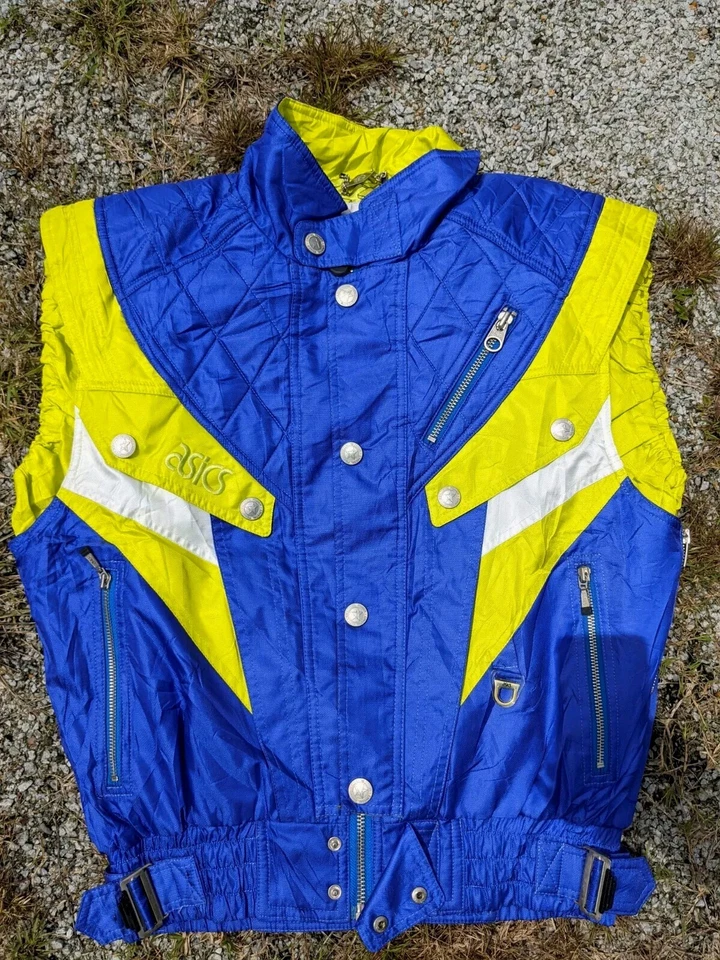 Vintage Parachutes Asics Vest Color Block Jacket  - Image 1 of 4