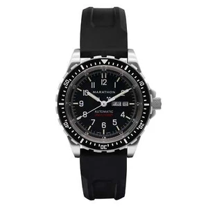 Marathon Jumbo Day/Date (JDD) Swiss Made Dive Watch New w/ FREE steel bracelet! - Picture 1 of 18
