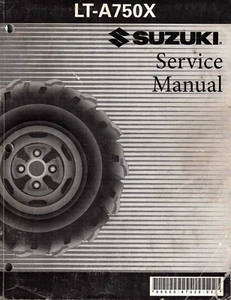 OEM Genuine Suzuki Dealer/Owner's Service/Repair Manual 2008 LT-A750X King Quad - Bild 1 von 2