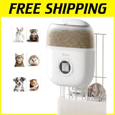 Customizable Automatic Rabbit and Small Animal Feeder with USB & Battery Power - Image 1 of 4