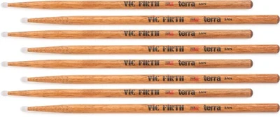 Baquetas Vic Firth American Classic Terra - 5A, punta de nailon (paquete de 4) Foto 1 de 3