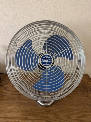 VINTAGE Patton U2-1487 High Velocity  14” Fan Air Circulator Blue Blade - Image 1 of 4