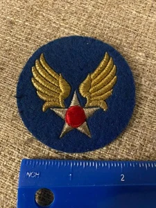 Parche de fieltro de lingotes de la Segunda Guerra Mundial Ejército de la Fuerza Aérea Cuerpo Aéreo INV11072 - Imagen 1 de 3