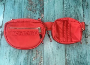 NWOT Ivy Park Belt/Fanny Pack Bag(s) W/ Strap Incl. Real Coral - Picture 1 of 14
