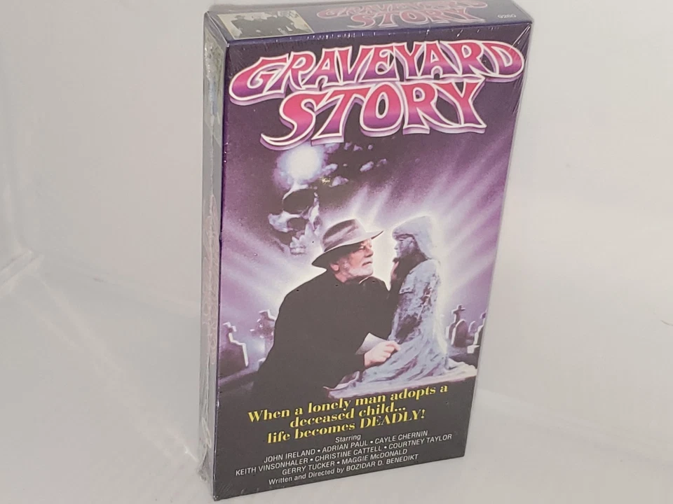 Graveyard Story 1990 Cinevest John Ireland Adrian Paul VHS 1992 Goodtimes