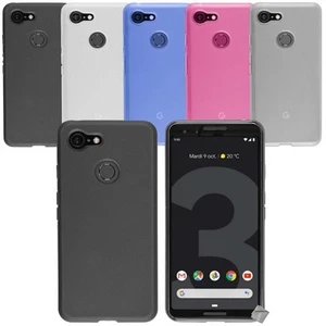 Housse etui coque pochette silicone gel fine pour Google Pixel 3 + film ecran - Photo 1 sur 2