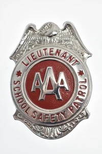 Insignia de Patrulla de Seguridad Escolar Teniente AAA De Colección - Imagen 1 de 3