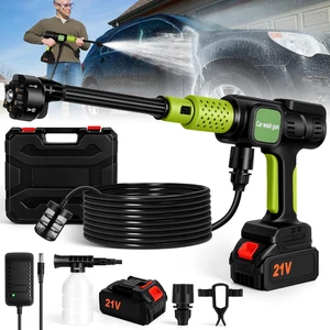 Idropulitrice Portatile a Batteria, 68Bar Portatile Pulivapor a Batteria Ricaric - Foto 1 di 12