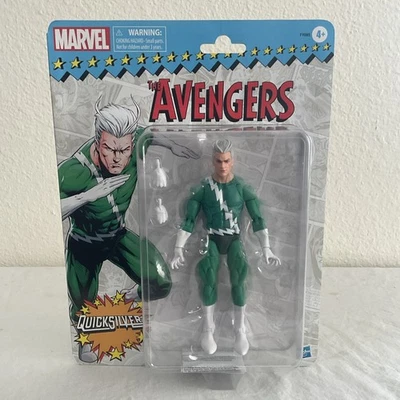 Marvel Legends Quicksilver 6” Green Retro Card Walmart Exclusive Hasbro 2024 New - Image 1 of 4