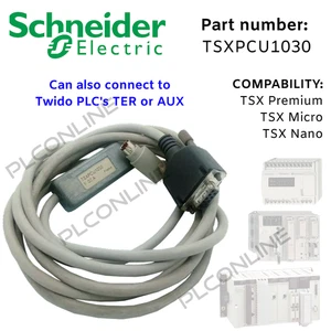 Schneider TSXPCU1030  Telemecanique RS232 / TSX07 TSX37 TSX57 cable programming - Picture 1 of 2