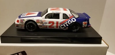 Kyle Petty #21 "AUTOGRAPHED" 1987 CITGO Thunderbird COCA COLA 600 WIN 1/24  - Image 1 of 4