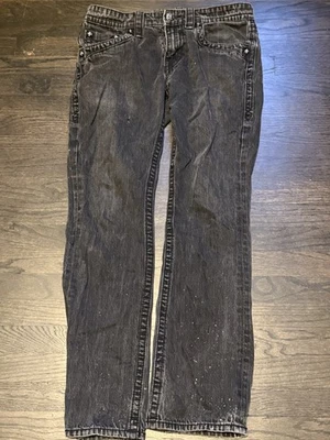 Pantalones de mezclilla negros para hombre Rock Revival 34x32 Foto 1 de 4