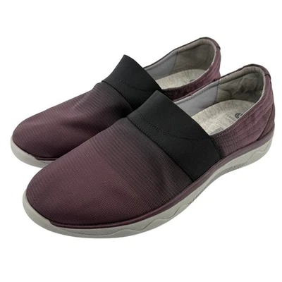 Clarks Cloudsteppers McKella Brynn Zapatos Informales Sin Cordones Púrpura Mujeres 11.5 AMPLIOS Foto 1 de 4