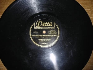 DECCA Jazz 78/Lucky Millinder & His Orchestra... con Wynonie 'Mr.Blues' Harris.../E - Imagen 1 de 3