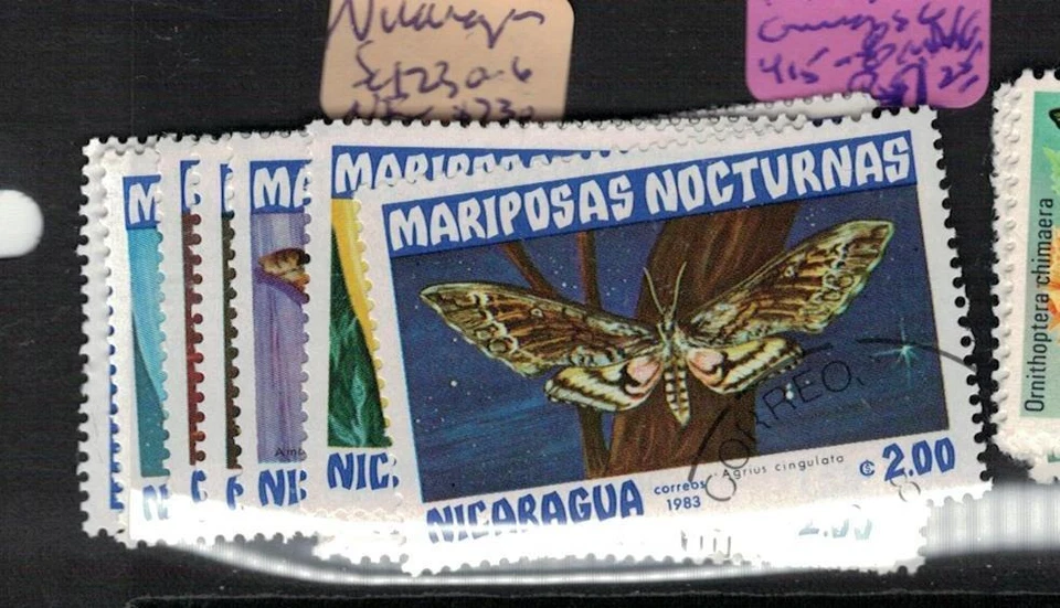 Nicaragua Butterfly SC 1230-6 VFU (4eqo) - Image 1 of 1