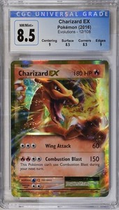 Charizard EX (2016) XY Evolutions Holo Rare 12/108 8.5 NM/MINT+ Pokemon TCG
