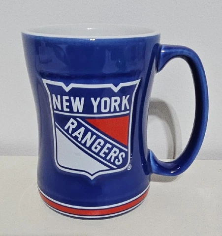 New York Rangers 3D Coffee Mug Boelter Brands NHL 4 1/2" Hockey Blue 2015 Cover