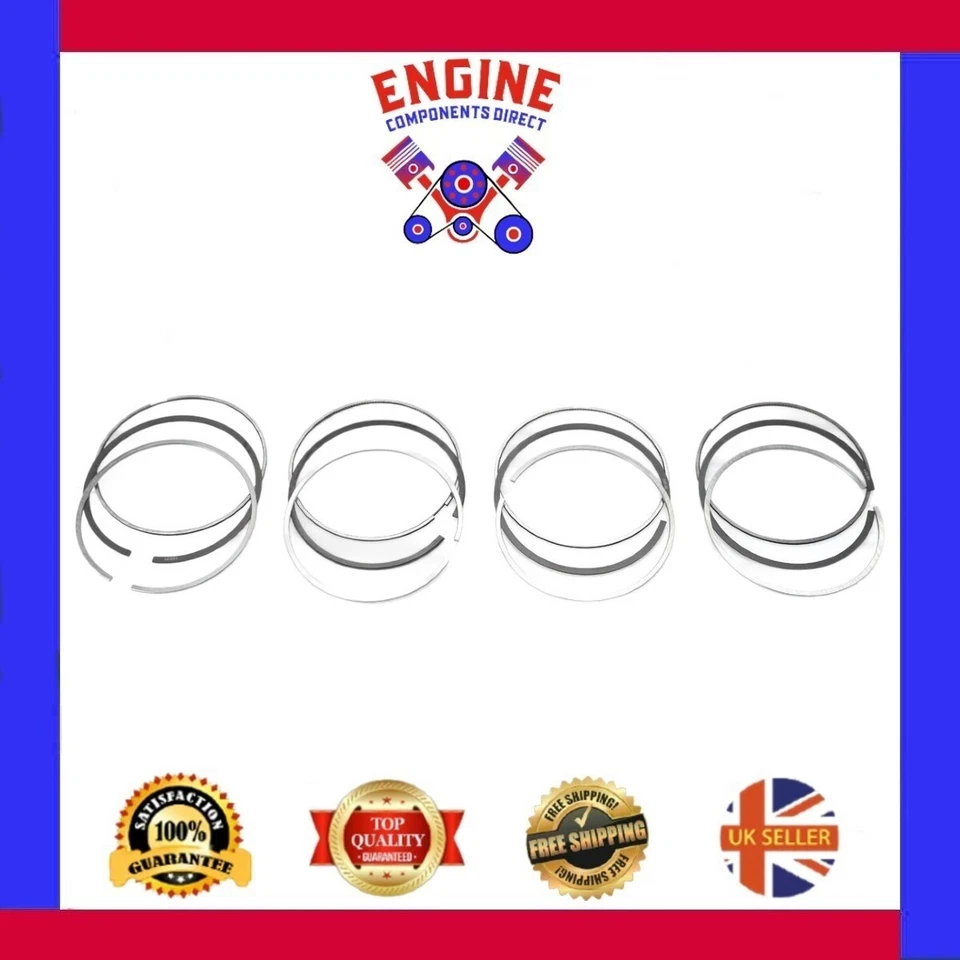 JUEGO DE ANILLOS DE PISTÓN DIÉSEL JAGUAR E-PACE F-PACE XE XF 2.0 STD 204DTA 204DTD AJ20D4 Foto 1 de 1