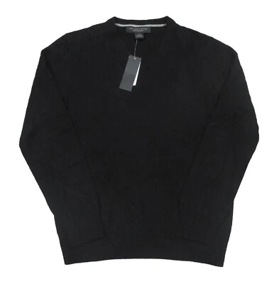 Suéter Pullover The Men's Store Bloomingdale's Negro 100% Cachemira Cuello en V Foto 1 de 3