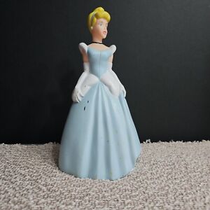 Disney Princess Cinderella Hard Plastic Coin Bank 10” With Stopper