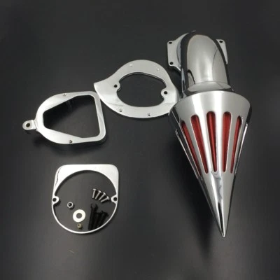 Kit de entrada de purificador de ar Chrome Spike para 1998-2013 12 Honda Shadow Spirit ACE 750 - Imagem 1 de 4
