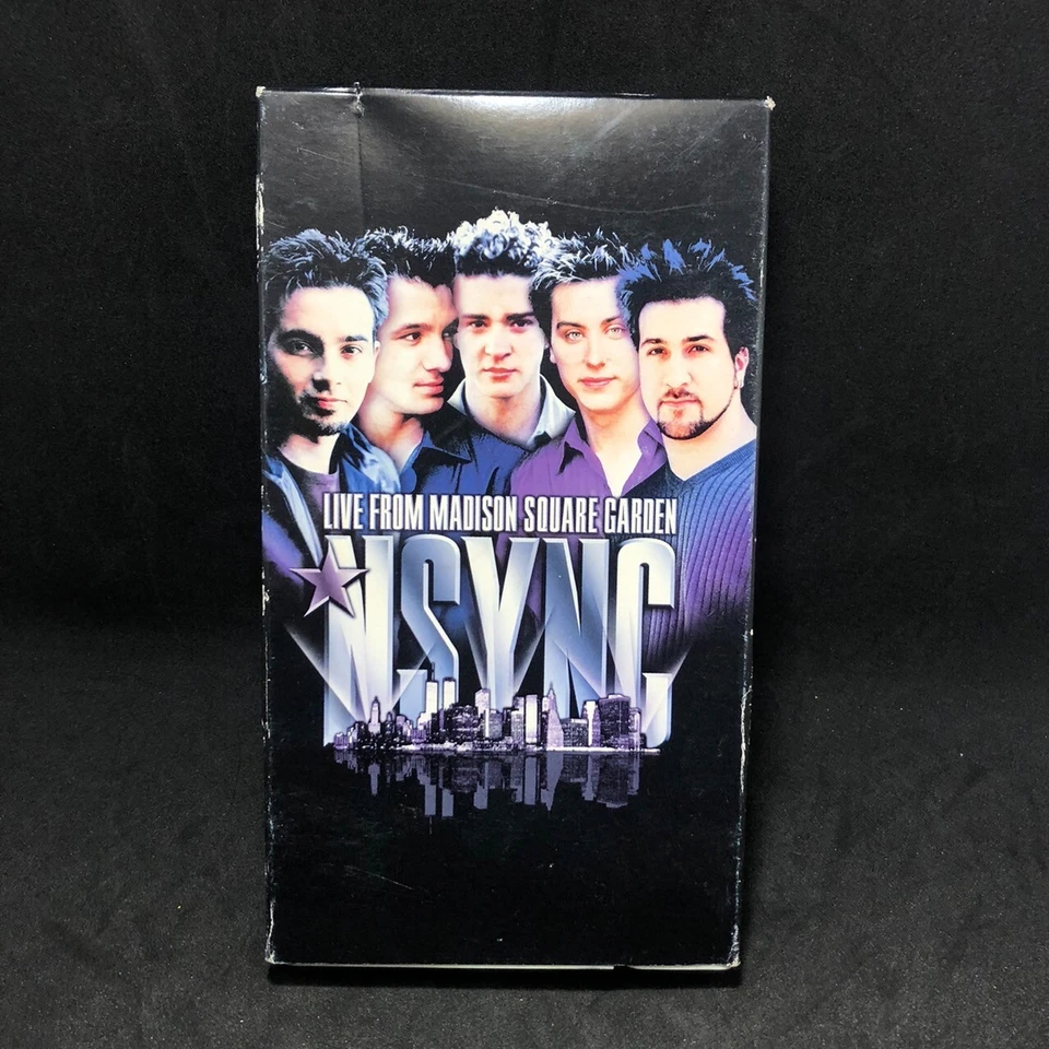 NSYNC Group VHS video Vintage  LIVE FROM MADISON SQUARE GARDEN - Image 1 of 4