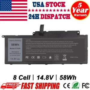 F7HVR T2T3J Battery for Dell Inspiron 14 7437 15 7537 17 7737 G4YJM 14.8V Fast - Picture 1 of 12