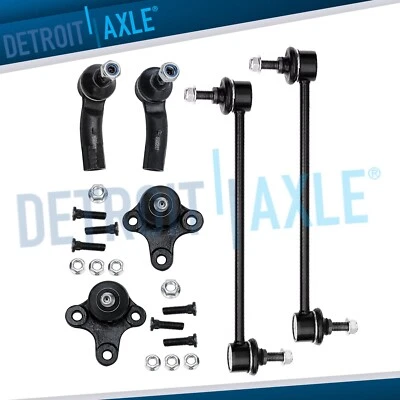 Front Ball Joints Outer Tierods Sway Bars for A3 Quattro Eos Golf GTI R32 Jetta - Imagem 1 de 4