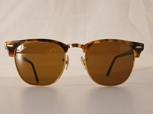 Ray Ban Clubmaster, Square Legend, Gold, RB3016, 51□21, 145 3N See Images - Picture 1 of 7
