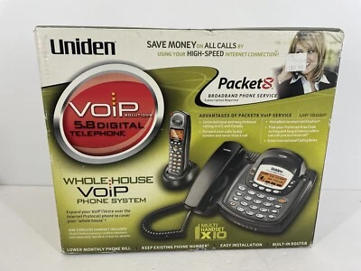Uniden Voip 5.8 全屋数字电话系统 UIP 1868P  — 第 1/4 张图片