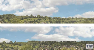 ID115C ID Backscenes OO Suburbs Pack C 3 Metres Long in 2 sections(38cm x 300cm) - Picture 1 of 1