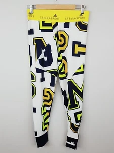 ADIDAS x STELLASPORT Womens Size M or 12 Calca Long Printed Tights NEW + TAGS - Picture 1 of 12