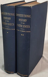 Constitutional History of the United States by George T Curtis 1889, 2 Vols - Picture 1 of 10