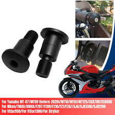 Motorrad Lenkerendenspiegel Gewindeadapter Für Yamaha MT07 MT09 MT10 XSR700 DA~