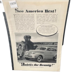 Anuncio de Buick See American Beat de colección 1939 - Imagen 1 de 4