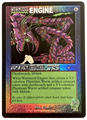 MTG Wurmcoil Engine Foil RAINBOW FOIL Brain Dead Secret Lair Drop 1661 NM - Image 1 of 4