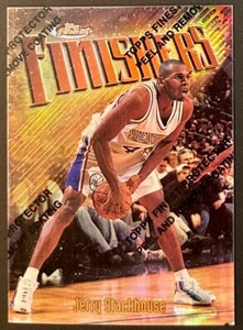 1997-98 Finest #157 Jerry Stackhouse ORO raro rifrattore #'d 94/289 - Foto 1 di 2