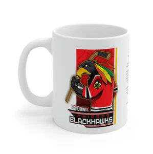  Chicago Blackhawks ART Mug Coffee Tea Gift Fun Team Hockey Souvenir - Picture 1 of 3