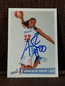 Autographed Armintie Price 2012 WNBA Rittenhouse Card #2 #d /400 Atlanta Dream - Picture 1 of 2