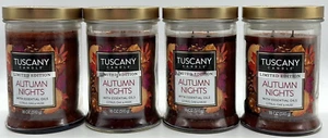 4PK Limited Edition Tuscany Candle ~ Autumn Nights ~ 18 OZ EACH ~ FAST SHIP - Picture 1 of 2