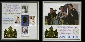 Reina Madre de Angola 1999 - Juego completo + S/S montado sin montar o nunca montado Sc#1086-108 - Imagen 1 de 3