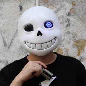 Undertale Sans Cosplay Mask Halloween Game Prop Full Head Mask Funny New Gift - Picture 1 of 8