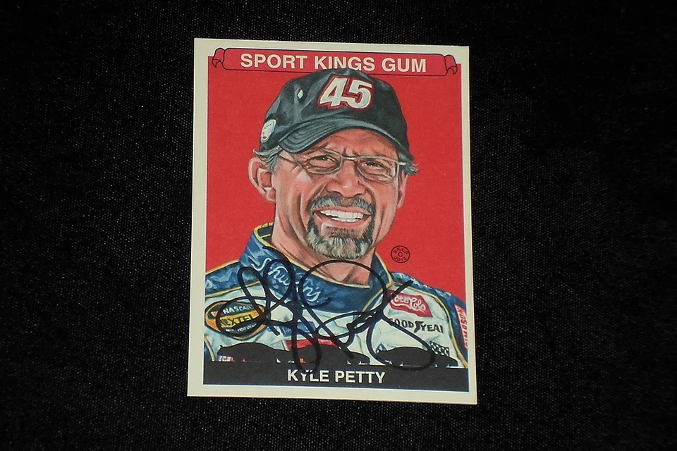 KYLE PETTY 2012 SPORTKINGS CARTÃO AUTOGRAFADO ASSINADO #245 RACING LEGEND - Imagem 1 de 1