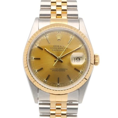 ROLEX Datejust Watches 16233 Stainless Steel K18 yellow gold T-number used - image 1 of 4