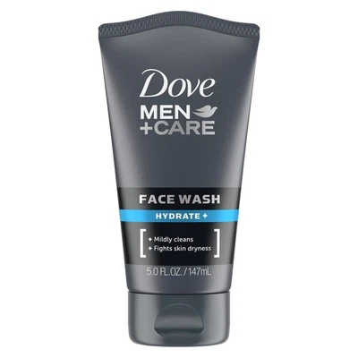 2X DOVE MEN + CARE Jabón Facial Hidratante Plus, 5 Fl Oz Foto 1 de 4