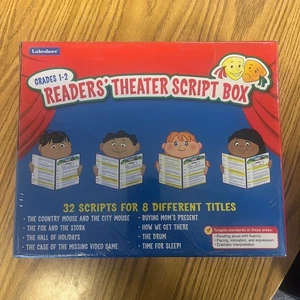 LakeShore Readers' Theater Script Box Grades 1-2 Homeschool teacher  NIB NEW - Picture 1 of 5