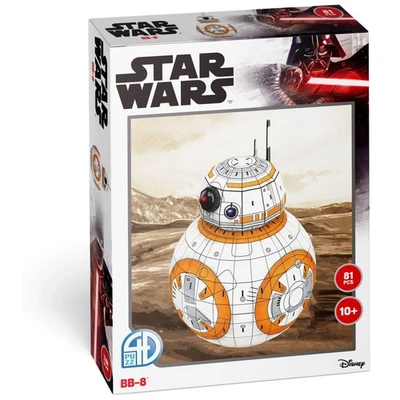 Kit Modelo Papel 4D Star Wars BB-8 3D | Producto con Licencia Oficial, 81 piezas Actualización Foto 1 de 4